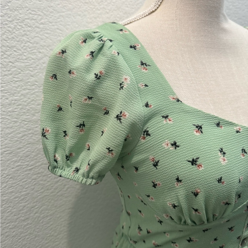 BP floral green mini dress - Picture 4 of 7